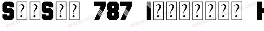 SimSun 787 Identity H字体转换